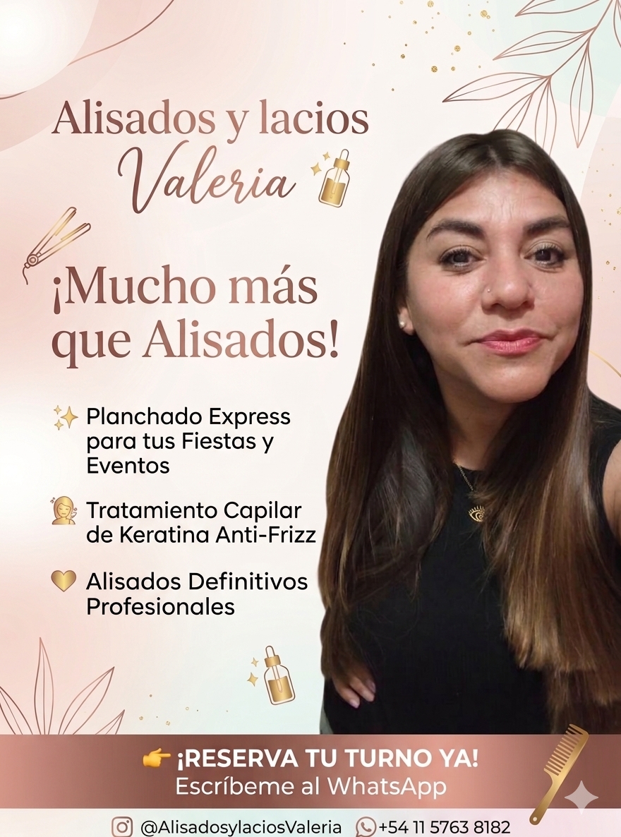 Alisados y lacios Valeria